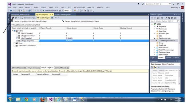 Select Source Target